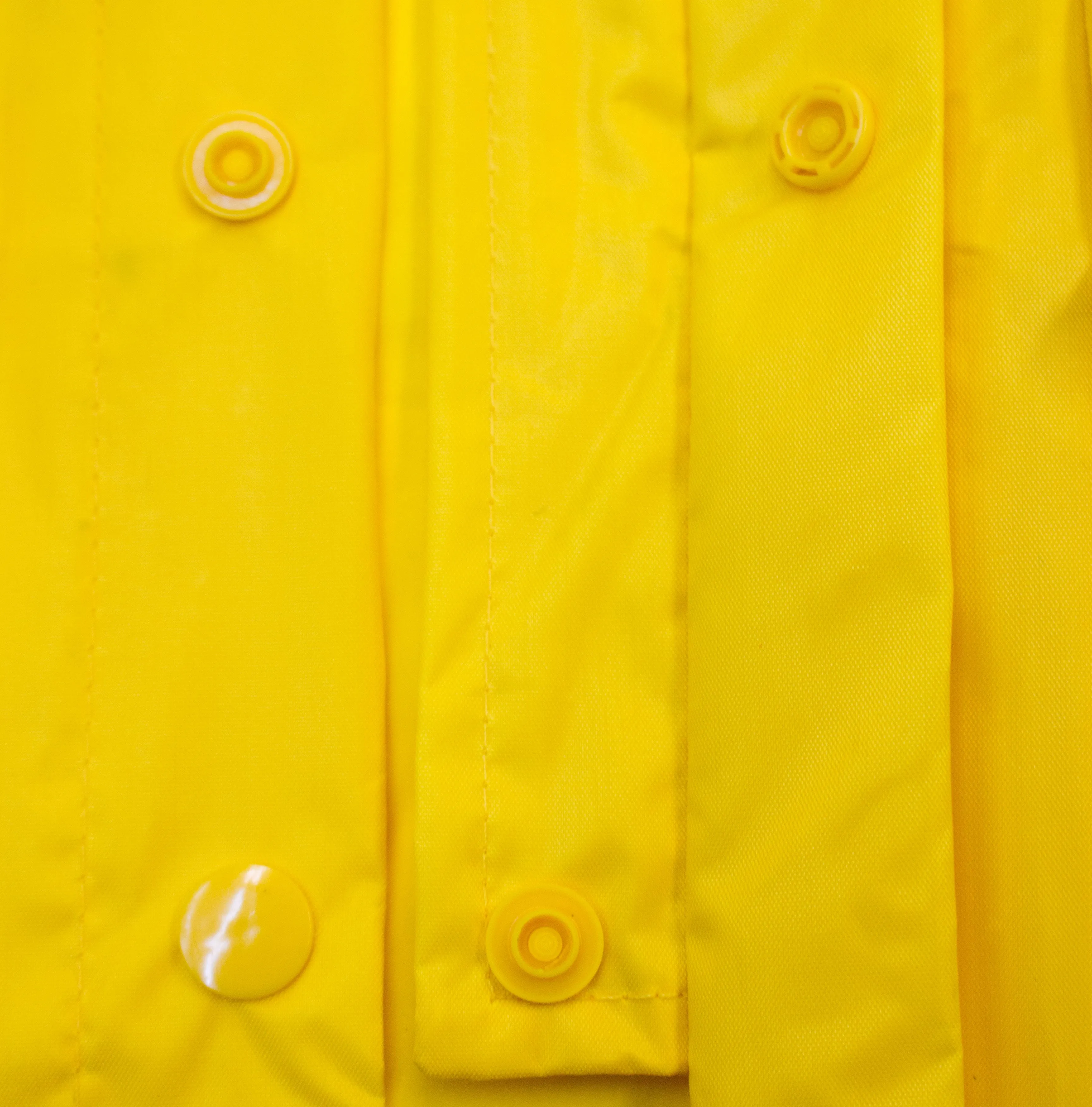 Yellow PVC Polyester 3-Piece Rain Suit | Jacket, Hoodie, Pants-RW-PP-YEL33