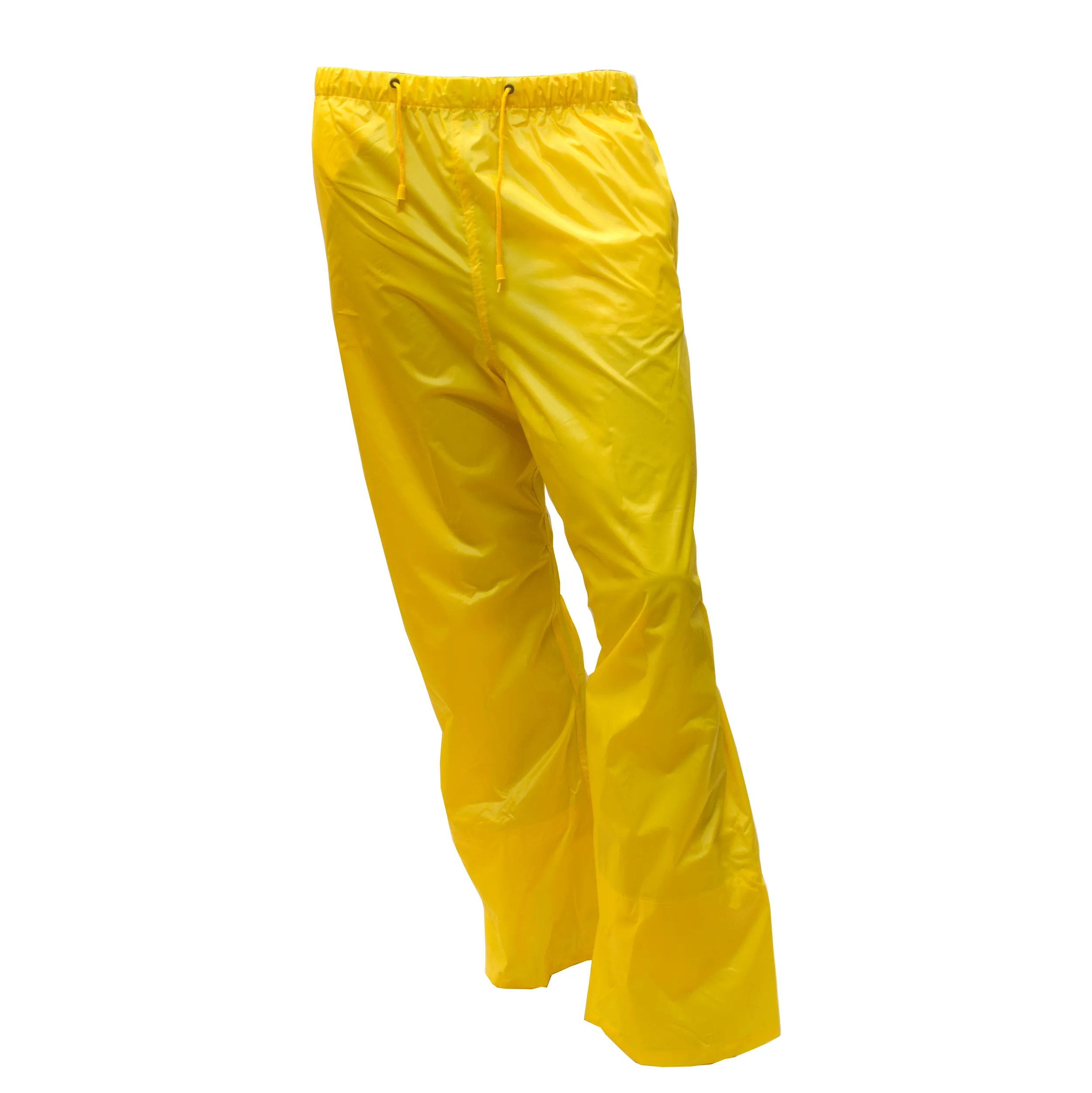 Yellow PVC Polyester 3-Piece Rain Suit | Jacket, Hoodie, Pants-RW-PP-YEL33